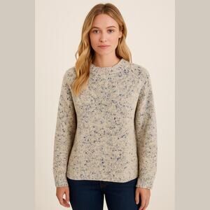 Catherine Malandrino Pink Multicolor Knit Long Sleeve Sweater Women Sz S